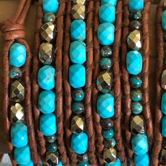 NWT Chan Luu Signature 5 Wrap Bracelet - Picture 8 of 9